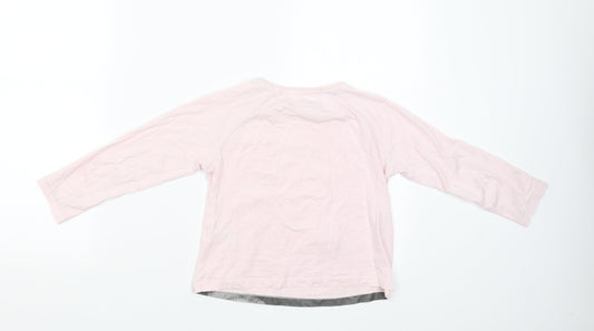 Sweet Dreams Girls Pink Basic T-Shirt Size 7 Years - Panda