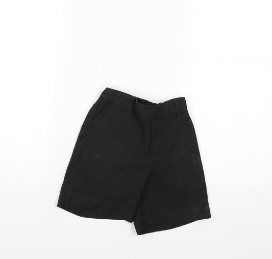 Marks and Spencer Girls Grey Bermuda Shorts Size 5 Years - School shorts