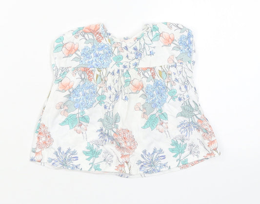 NEXT Girls White Floral A-Line Size 3-6 Months