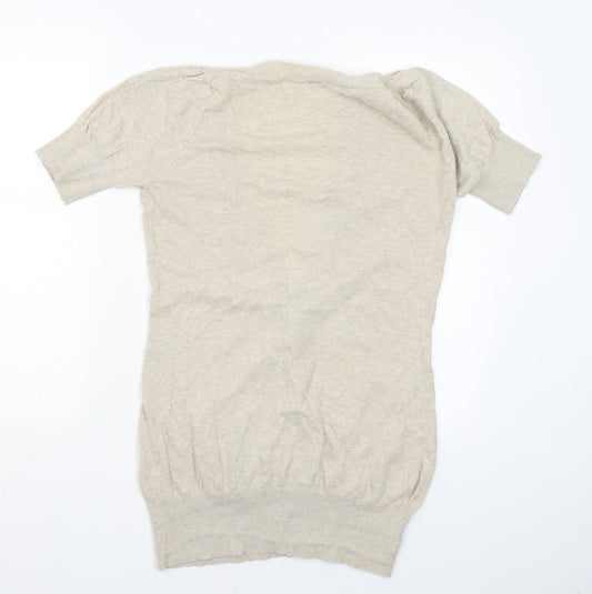 George Womens Beige Basic Blouse Size 14