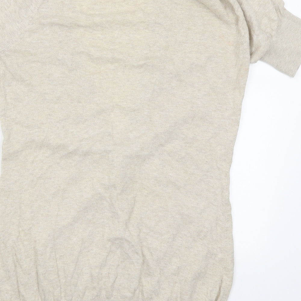 George Womens Beige Basic Blouse Size 14