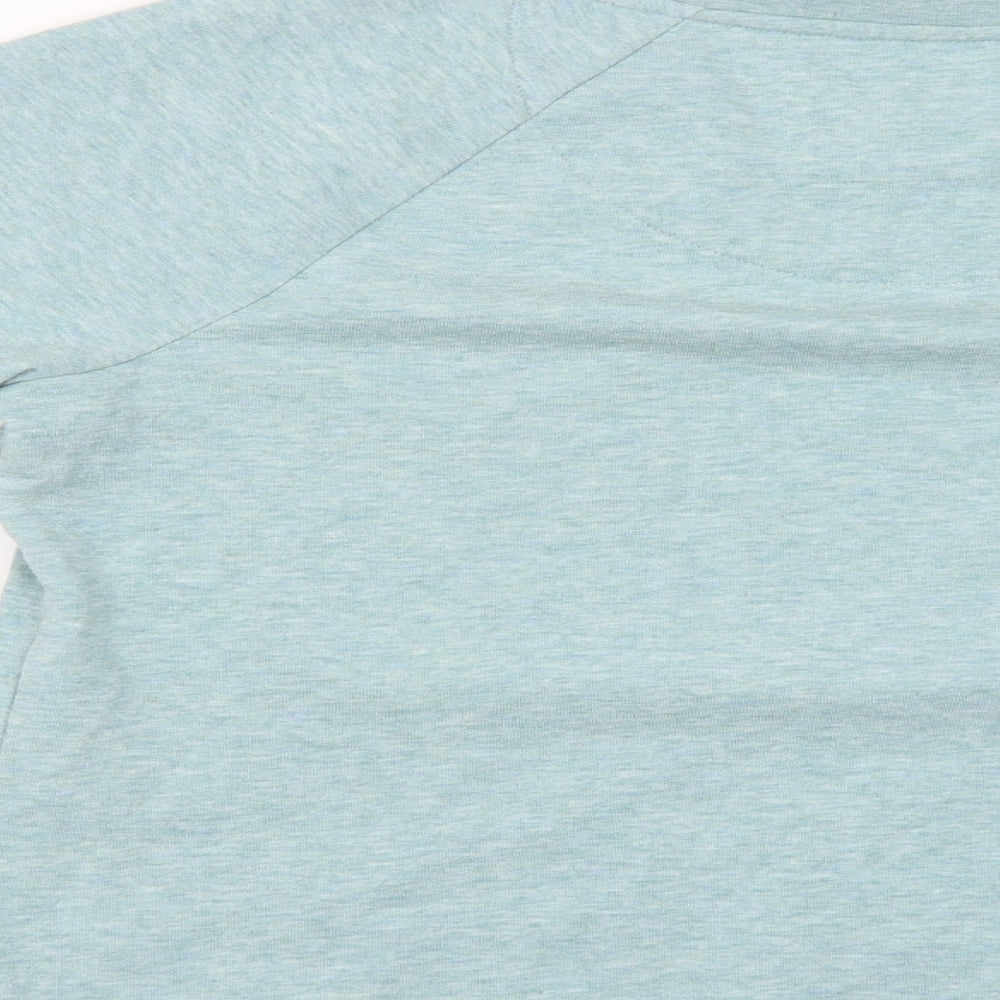 TU Womens Green Pullover Jumper Size 14 - Snow Fun