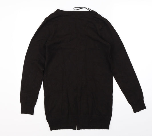 F&F Womens Brown Cardigan Jumper Size 10