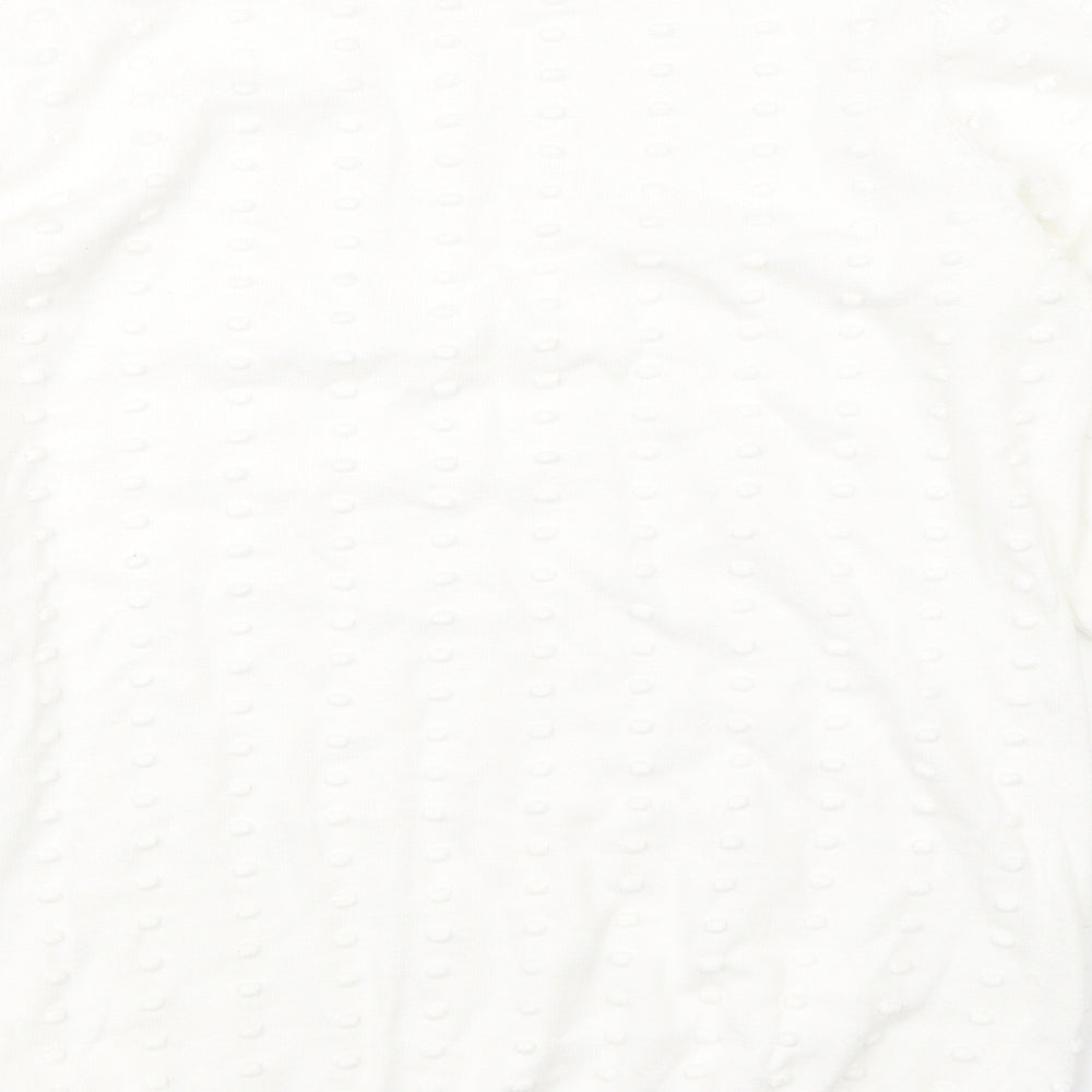 TU Womens White Pullover Jumper Size 10