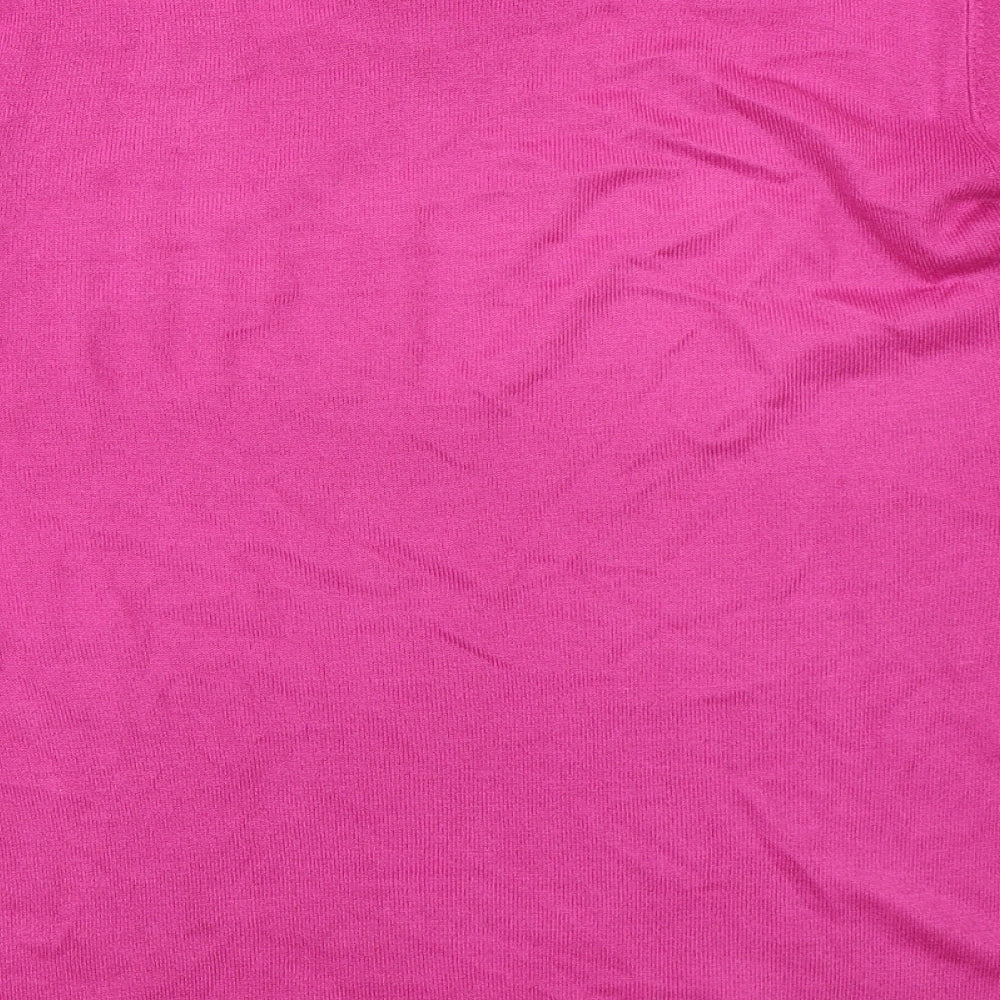 Womens UK Size 14 Bonmarché Pink Pullover Jumper
