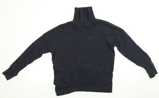 Womens UK Size 6 Topshop Blue Pullover Jumper