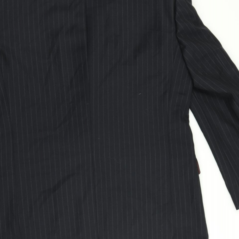 Mens UK Size M&S Regular Black Suit Jacket