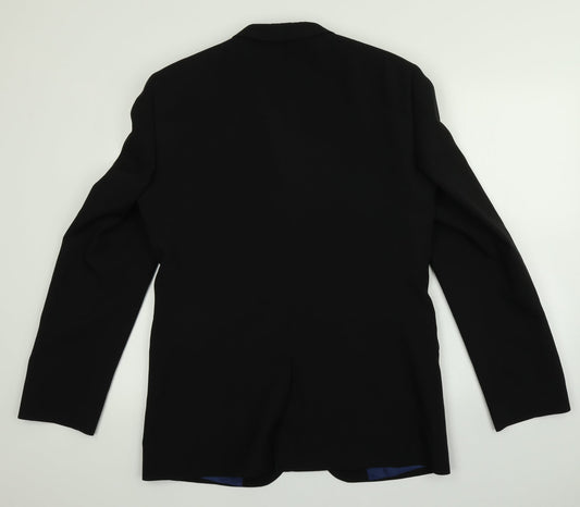 Mens UK Size T&W Regular Black Suit Jacket