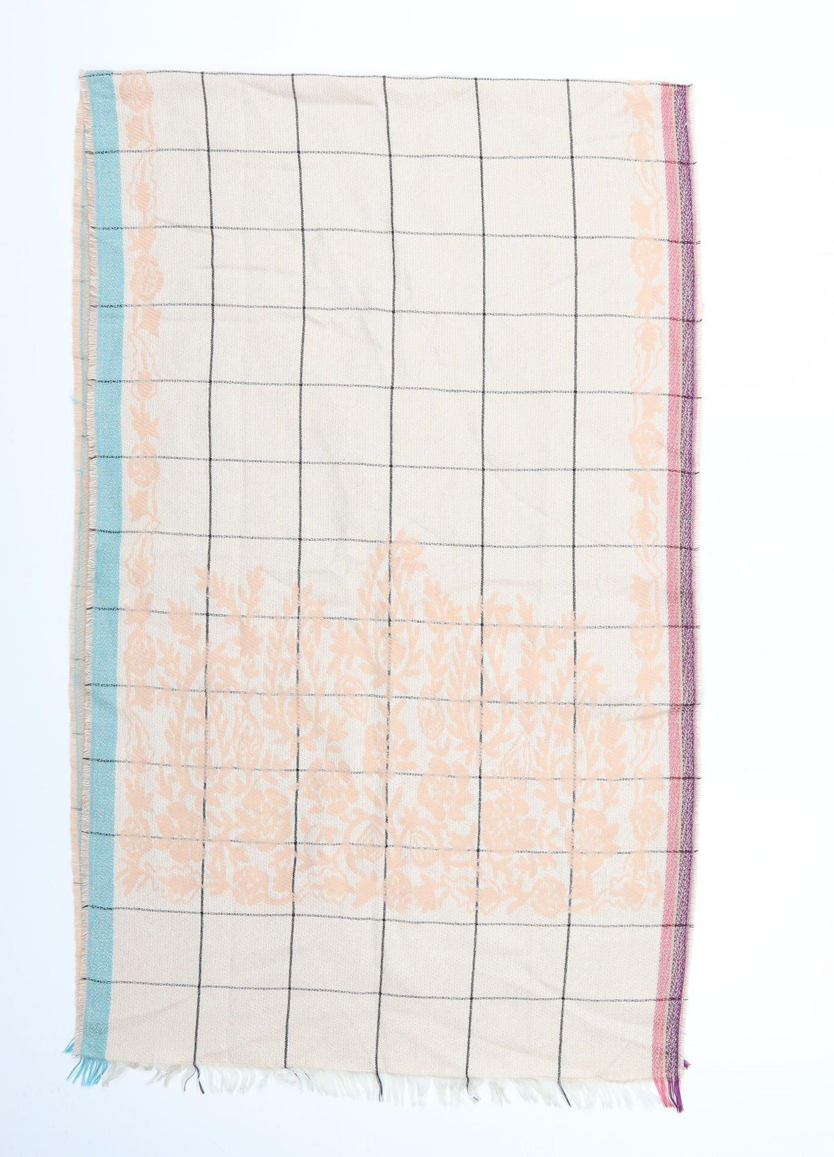 Tu Womens Multicoloured Check Shawl/Wrap - Wrap