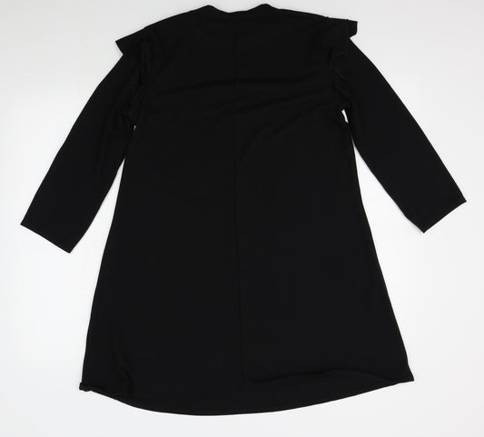 Papaya Womens Black A-Line Size 14