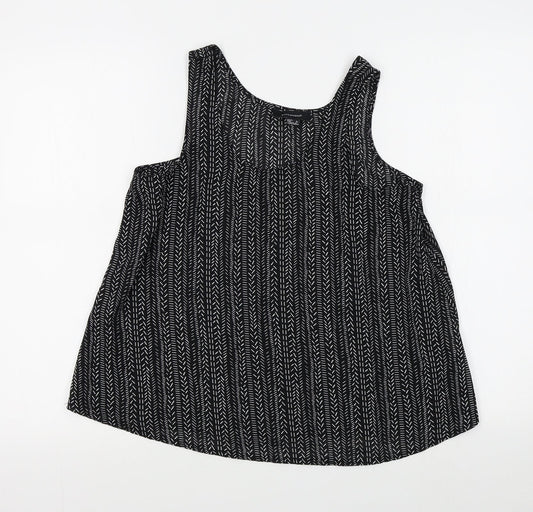 Womens UK Size 8 Atmosphere Grey Basic Blouse