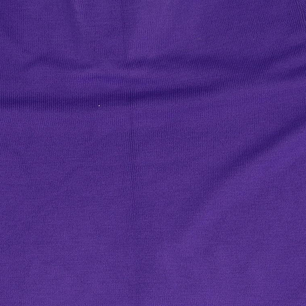 Womens UK Size S Glimpse Design Purple Pullover Jumper