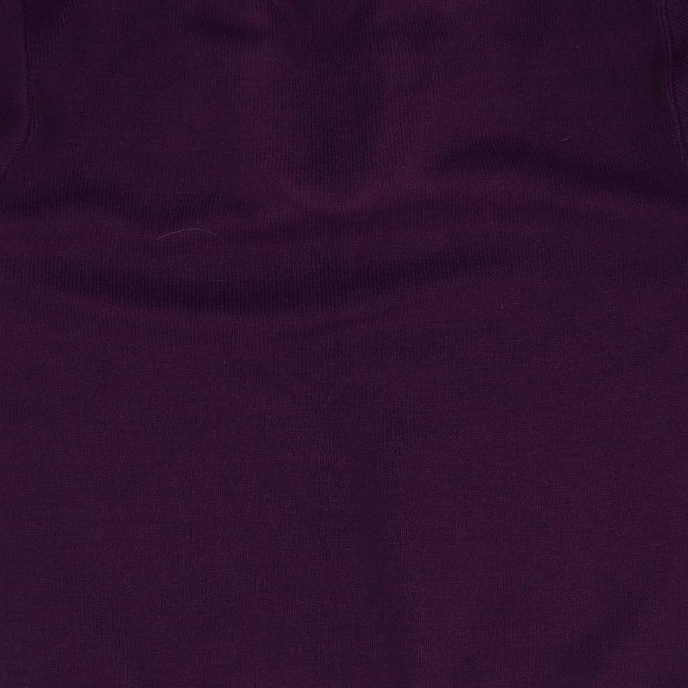 Glimpse Womens Purple Pullover Jumper Size S