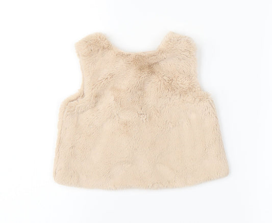 George Baby Beige Jacket Waistcoat Size 6-9 Months