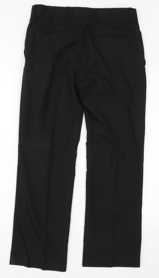 Topman Mens Black Trousers Size 32 L28 in