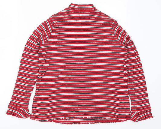 Womens UK Size 18 Marks and Spencer Red Pullover Jumper