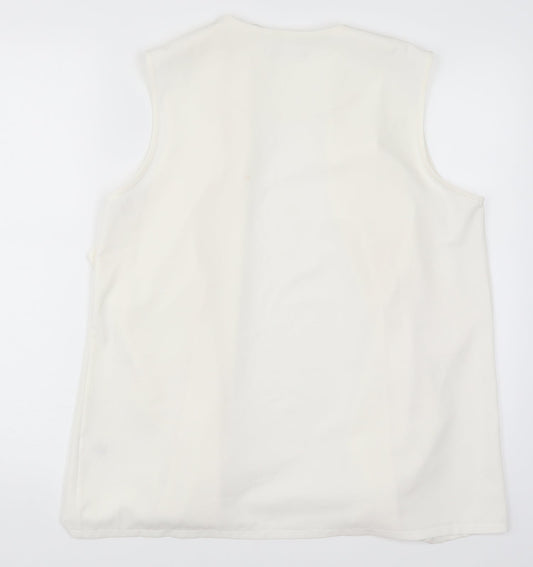 Womens UK Size 14 Bonmarché White Jacket