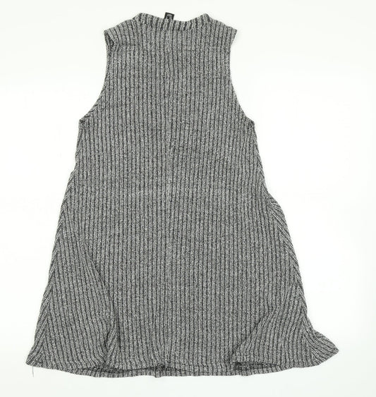 Atmosphere Womens Black A-Line Size 8
