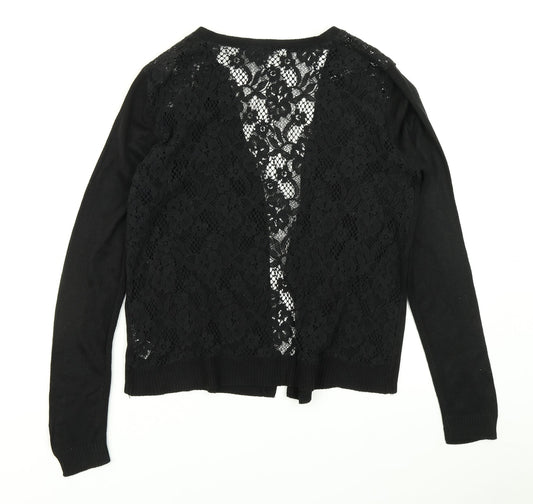 Primark Womens Black Knit Cardigan Jumper Size M