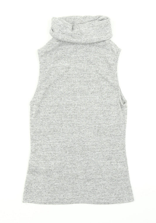 915 Generation Girls Grey Basic Tank Size 12-13 Years