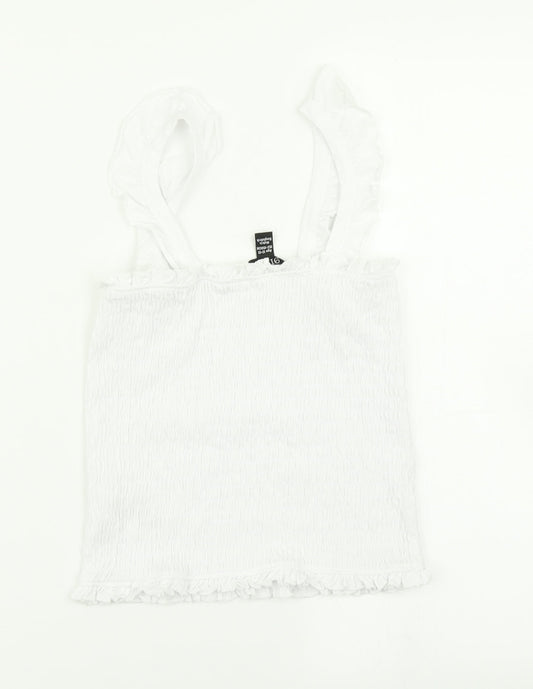 915 Generation Girls White Cropped Tank Size 12-13 Years