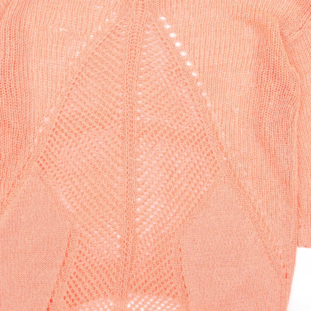 Womens UK Size 10 NEXT Orange Pullover Jumper