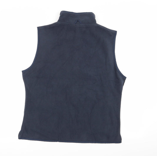Henbury Womens Blue Full Zip Jumper Size 14