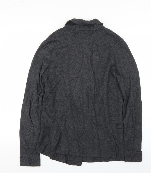 Womens UK Size 12 M&S Grey Cardigan Jumper
