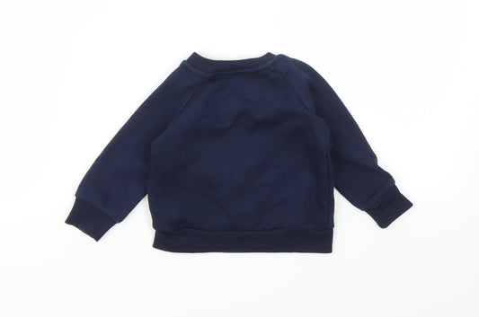 Primark Girls Blue Pullover Jumper Size 3-6 Months