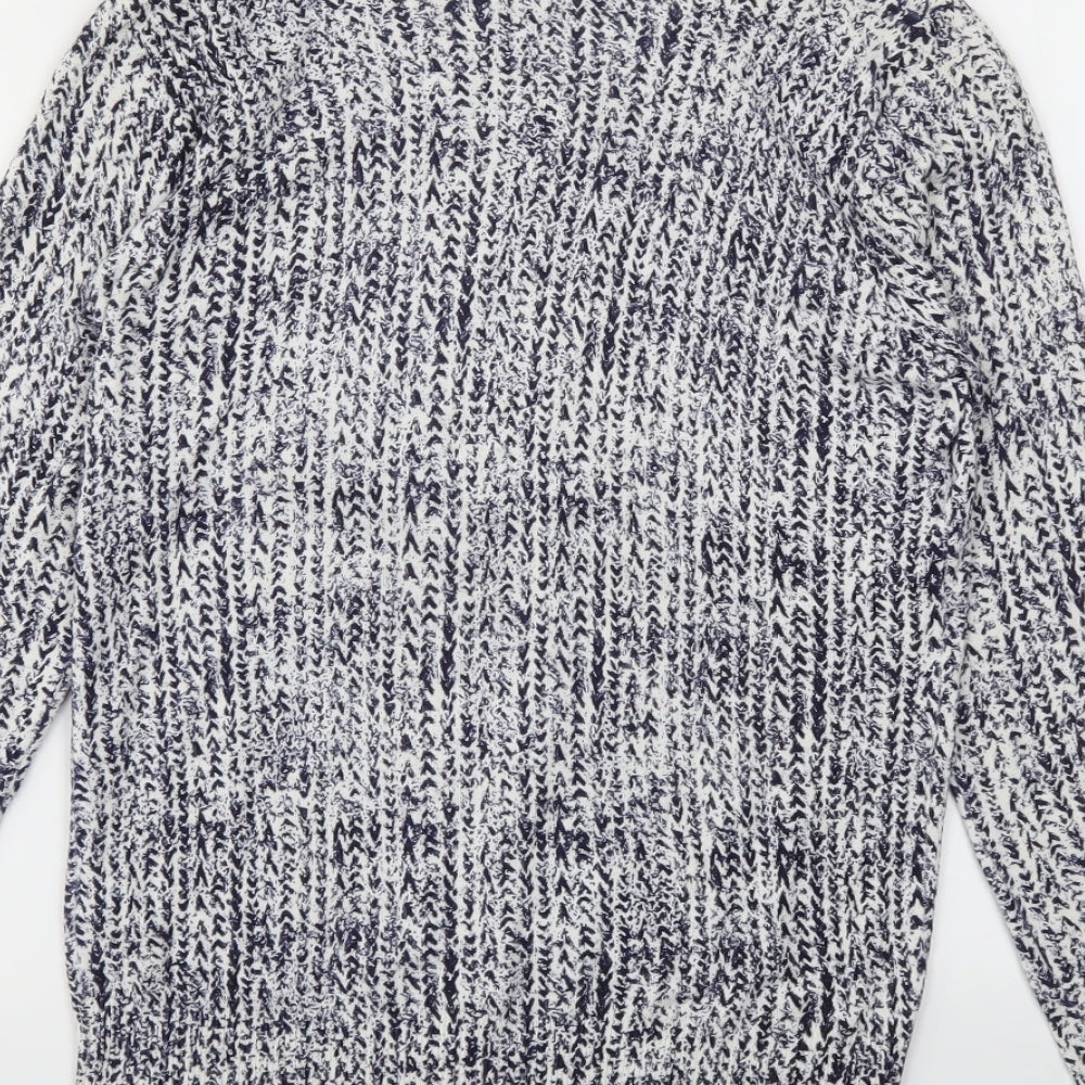 F&F Womens Blue Cardigan Jumper Size 8