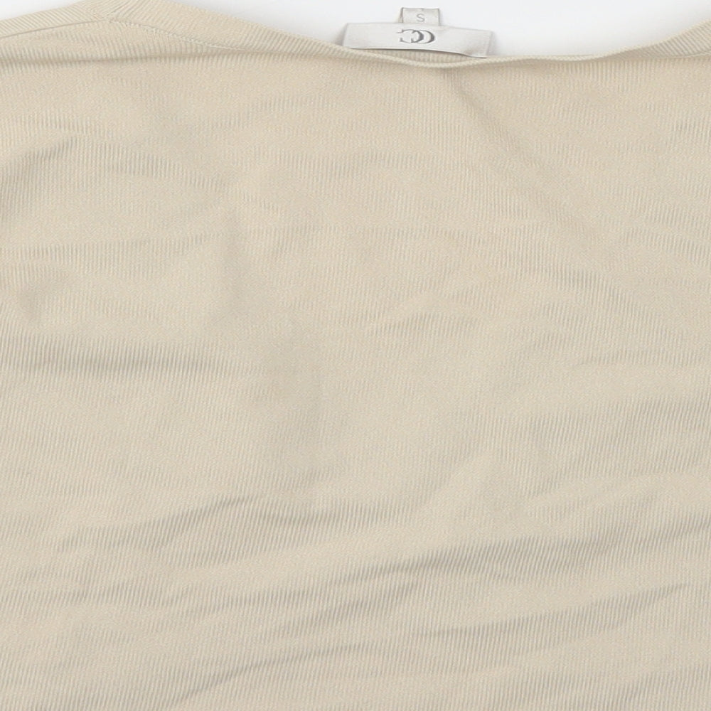 CC Womens Beige Cardigan Jumper Size S