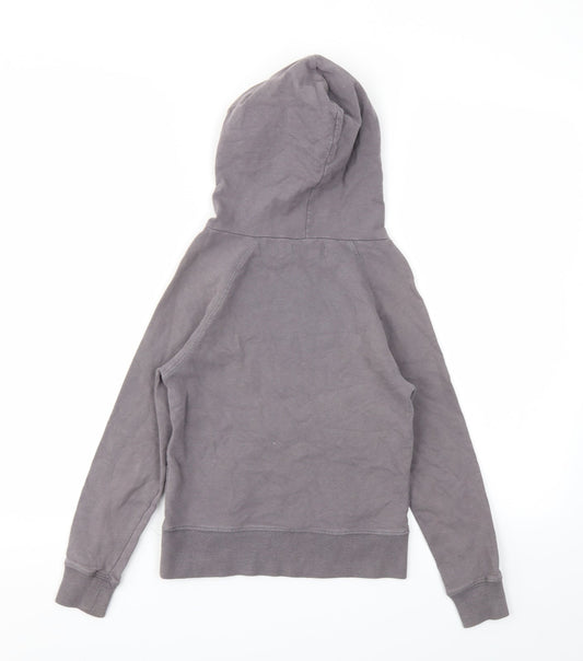 PINAPLE Girls Grey Pullover Hoodie Size 7-8 Years