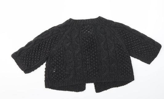 Womens UK Size 12 New Look Grey Cardigan Jumper