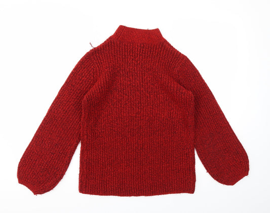Matalan Womens Red Pullover Jumper Size M