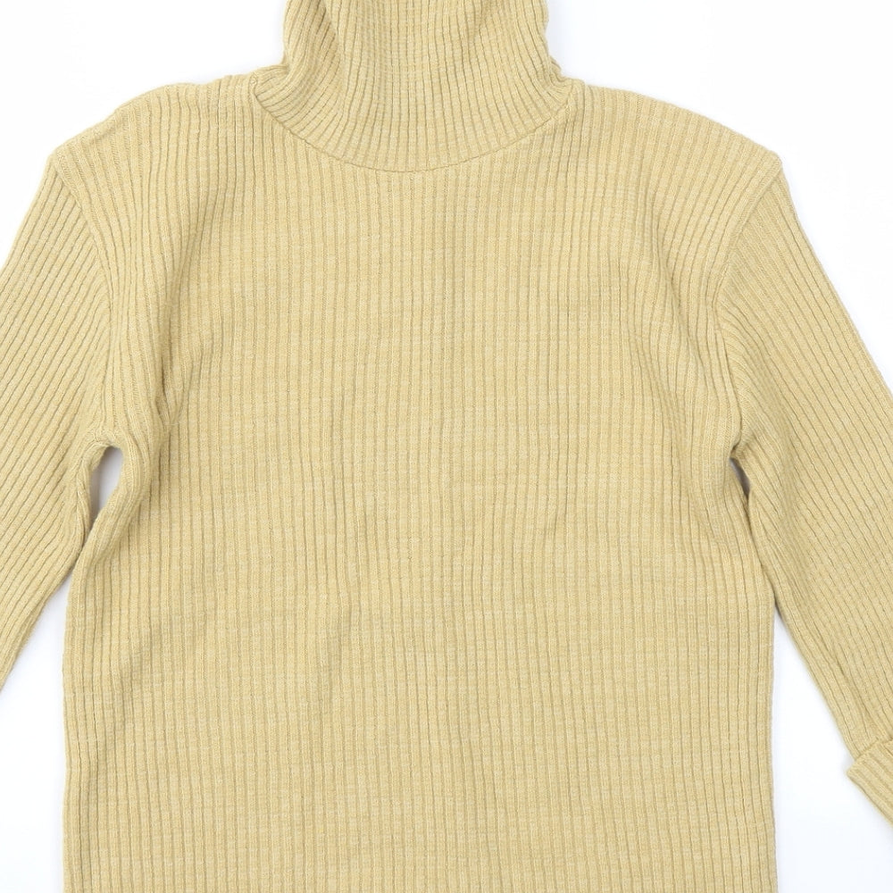 Womens UK Size M Select Beige Basic T-Shirt