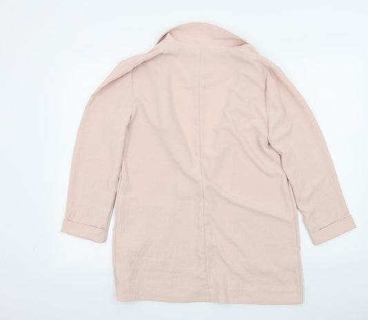 New Look Womens Pink Colourblock Jacket Blazer Size 12