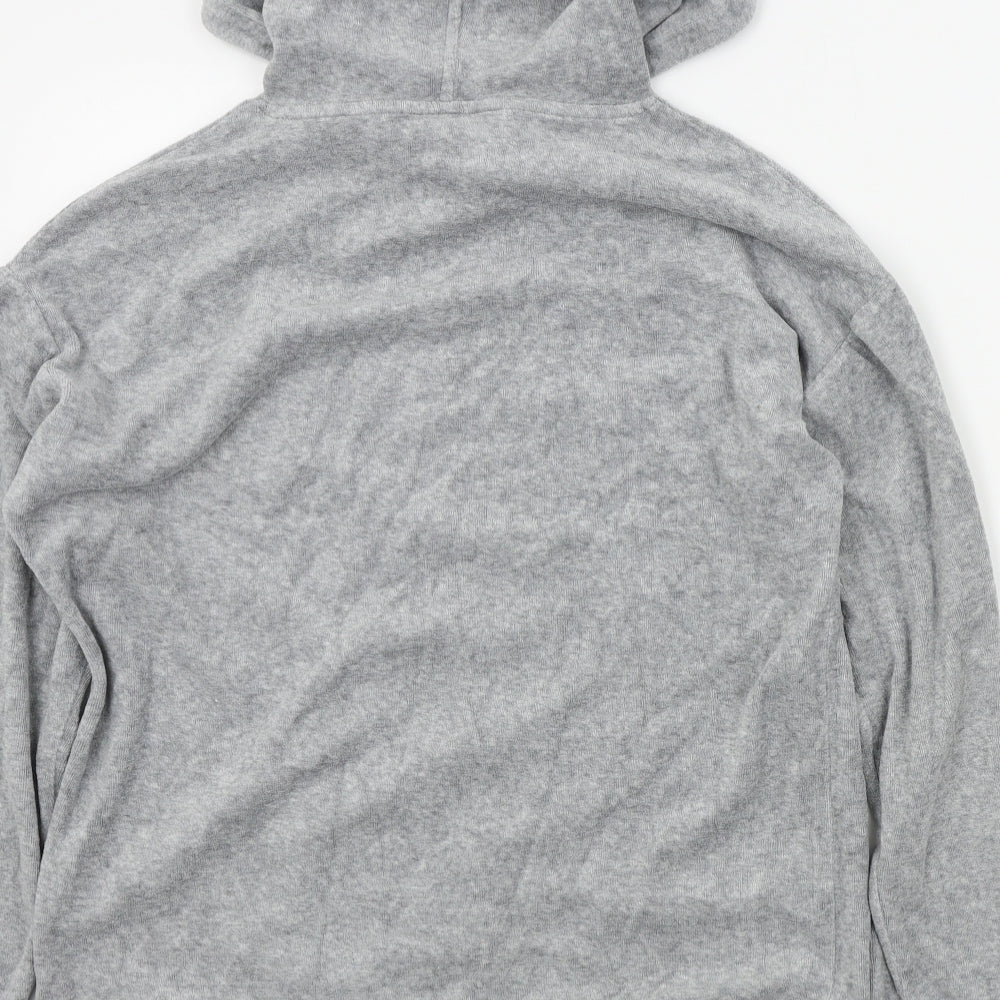 Papaya Womens Grey Colourblock Pullover Hoodie Size S