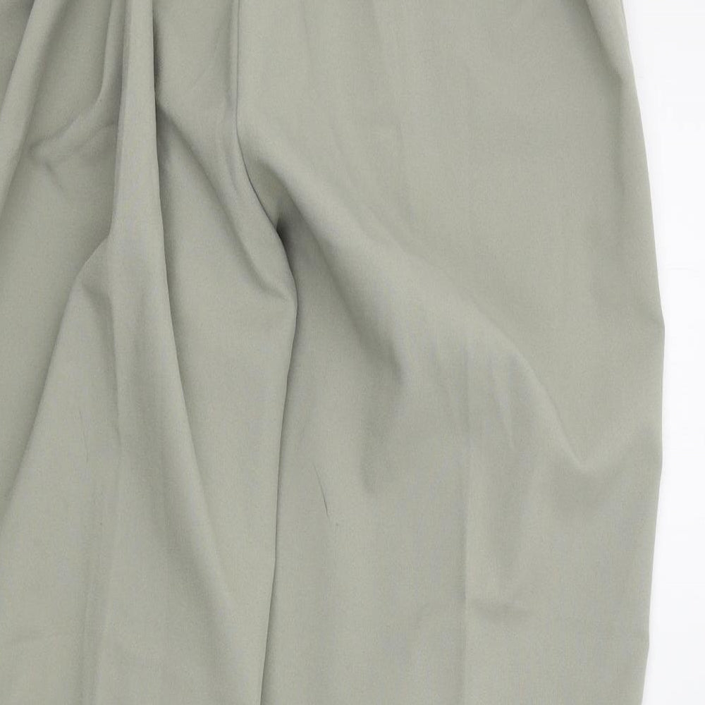 Womens UK Size 22 in Preworn Regular Fit Green Trousers