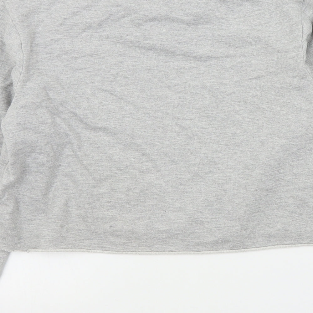 Womens UK Size 8 Topshop Grey Pullover Jumper