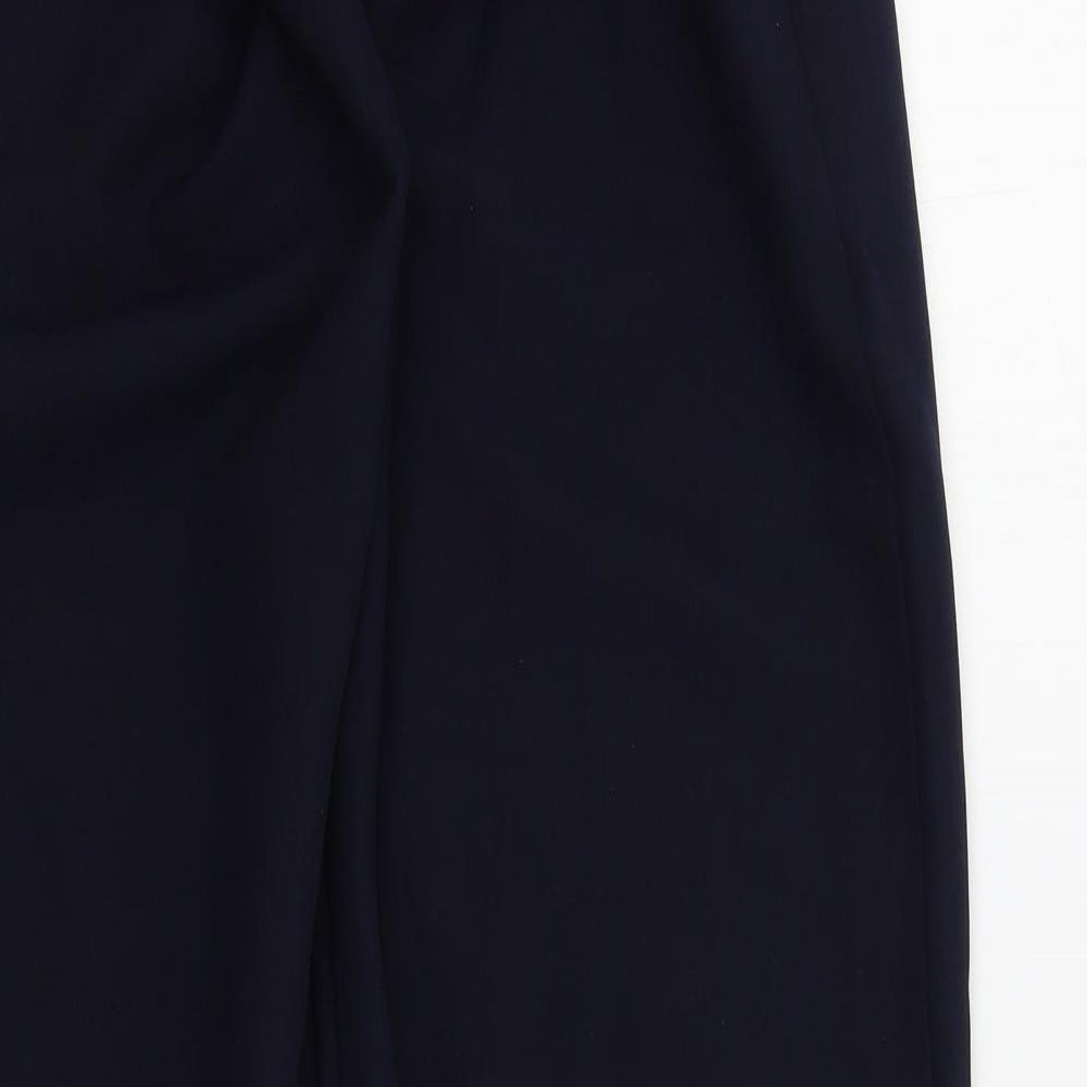 Womens UK Size S Preworn Regular Fit Blue Trousers