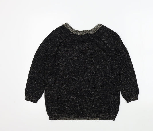 Womens UK Size 6 River Island Black Pullover Jumper