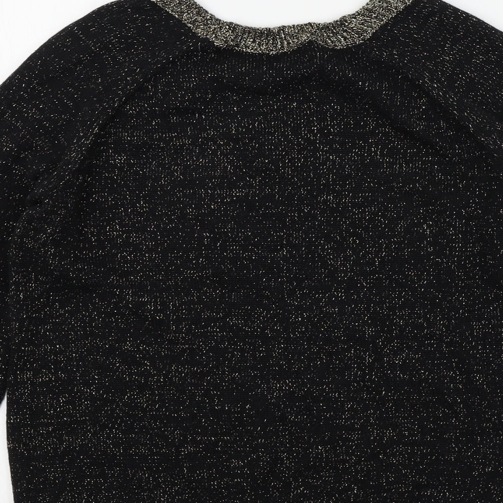 Womens UK Size 6 River Island Black Pullover Jumper