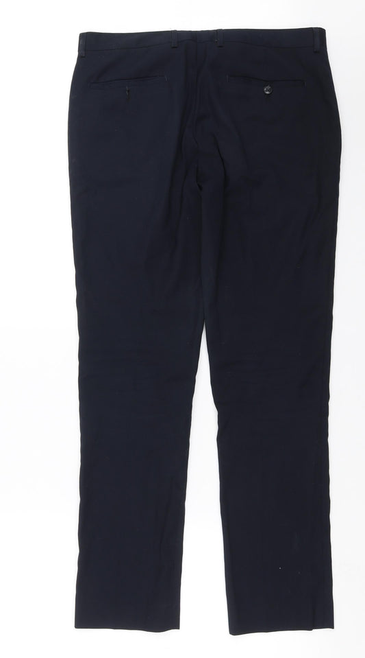 Ventuno 21 Mens Blue Trousers Size 34 in L31 in