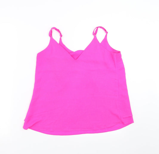 George Womens Pink Camisole Blouse Size 8