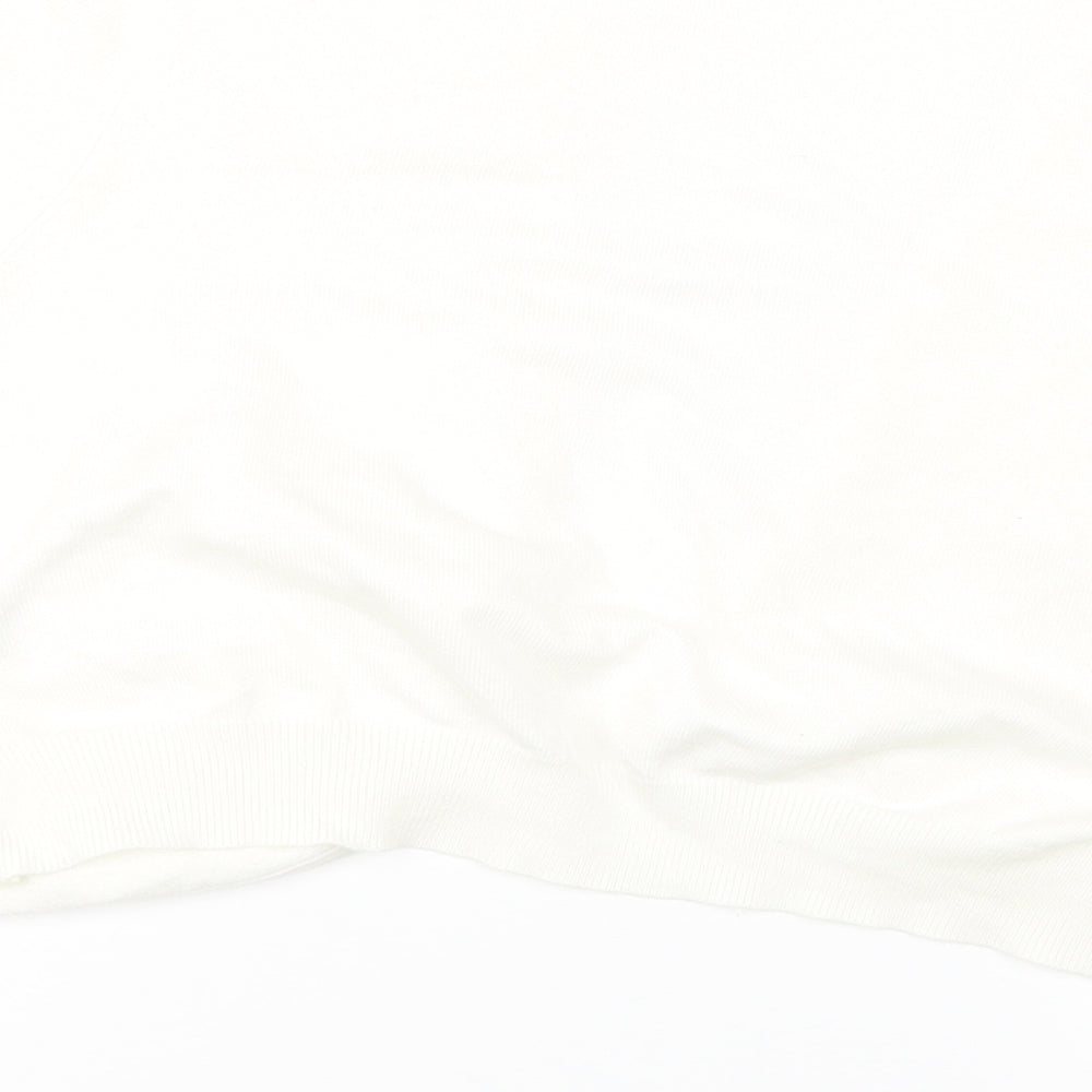 Womens UK Size L Preworn White Jacket