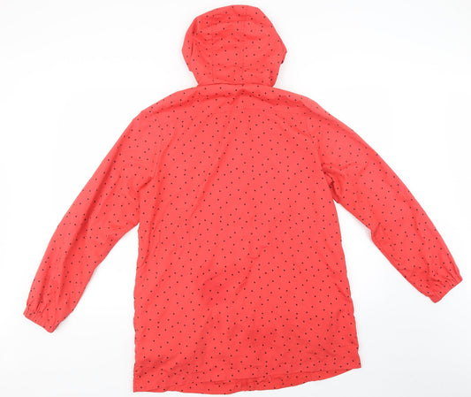 Matalan Womens Red Polka Dot Jacket Size 12