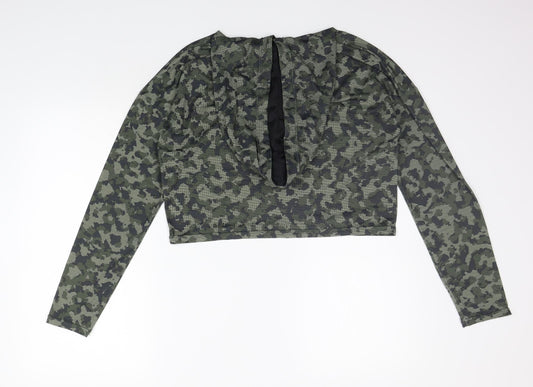 Womens UK Size 10 Atmosphere Green Pullover Jumper