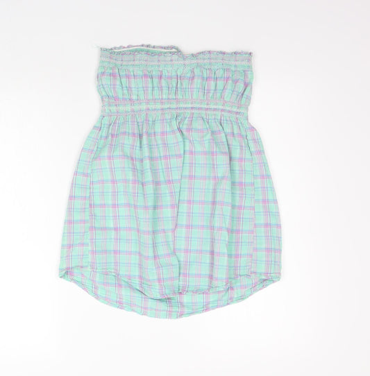 F&F Womens Green Camouflage A-Line Size 14