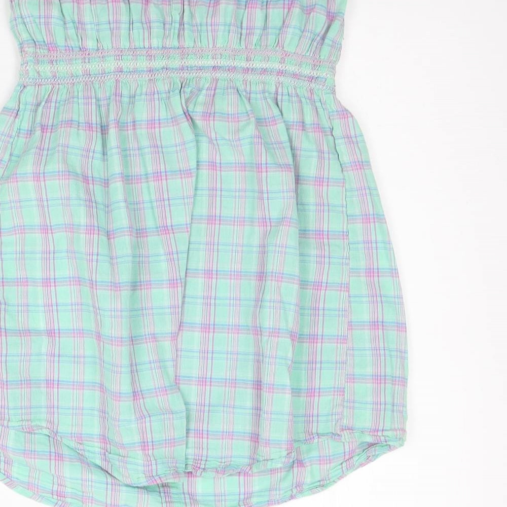 F&F Womens Green Camouflage A-Line Size 14