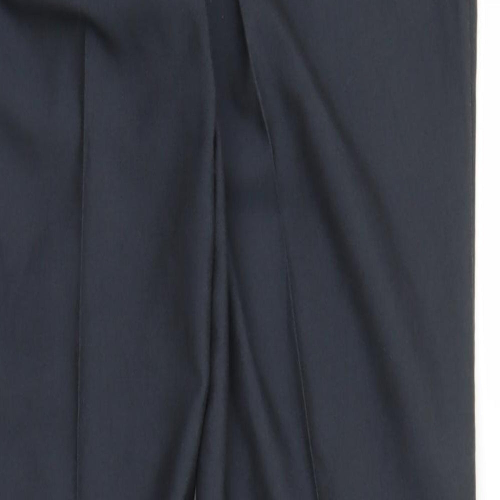 Mens UK Size 31 in M&S Regular Fit Blue Trousers